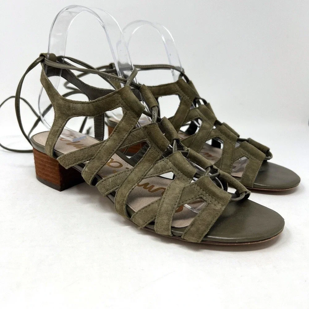 Sam Edelman Tan Strappy Sandals - Picture 2 of 12